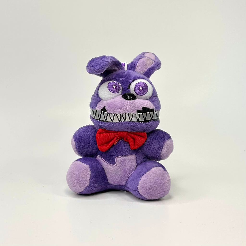 Creepy Zip Mouth Bunny Plush - Purple
