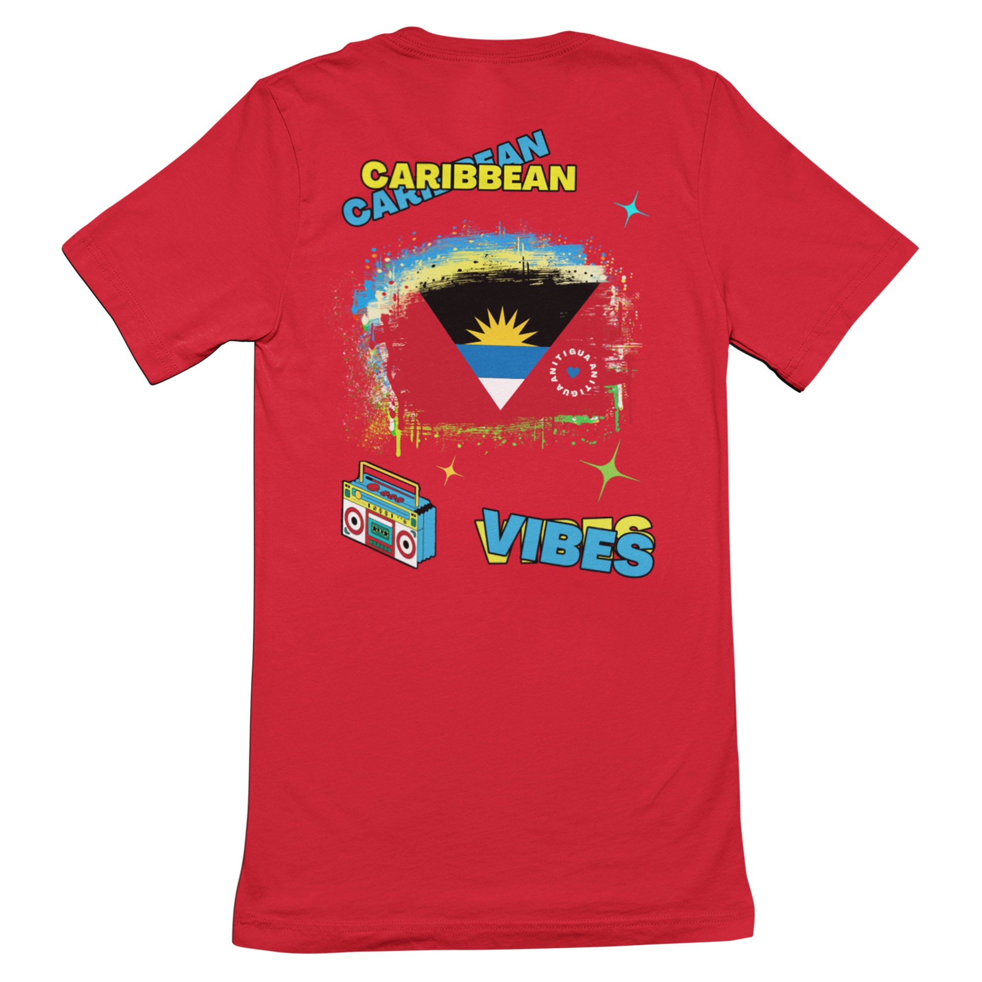 Adult Caribbean Vibes T-shirt - Antigua