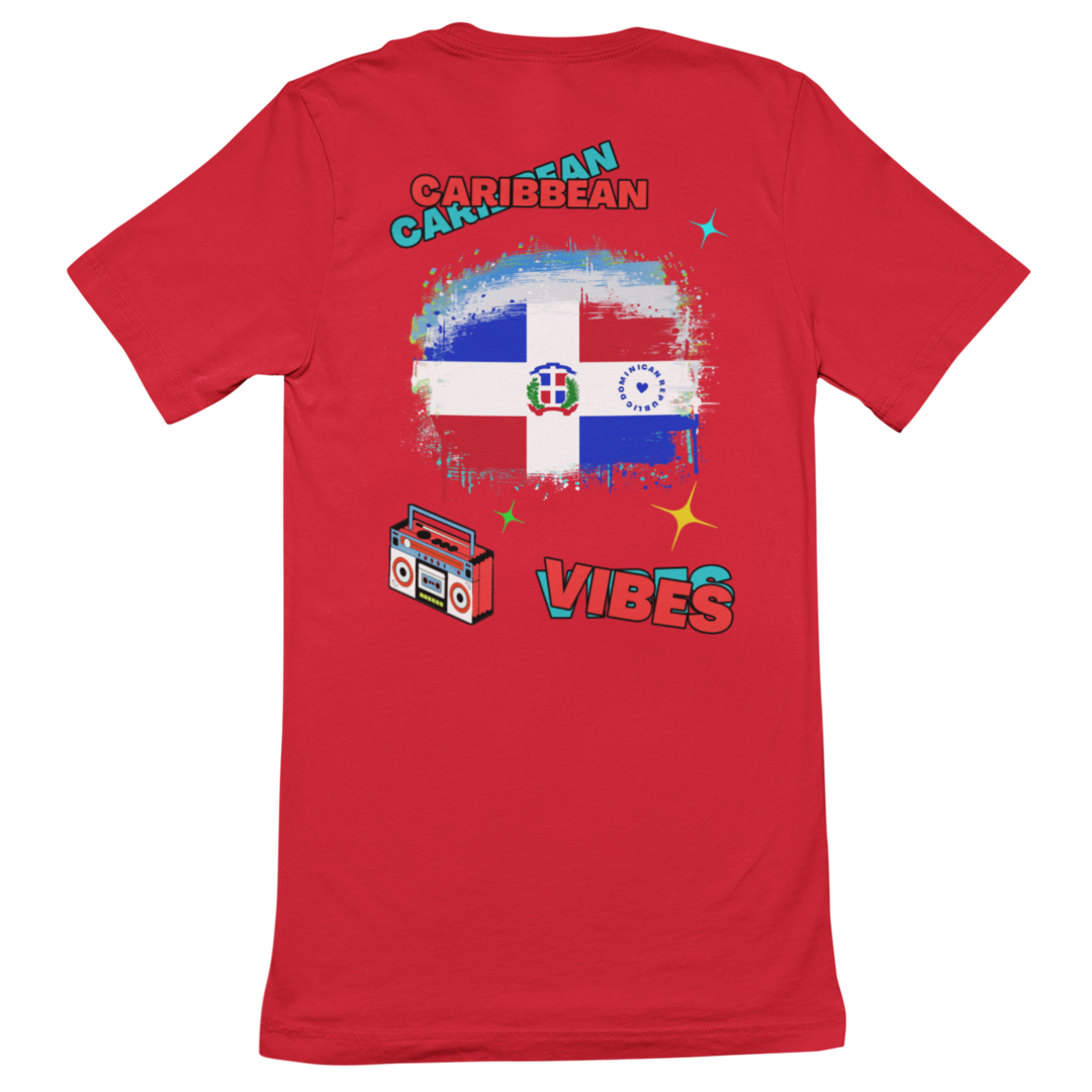 Adult Caribbean Vibes T-shirt - Dominican Republic