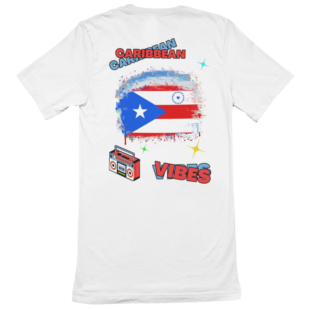 Adult Caribbean Vibes T-shirt - Puerto Rico