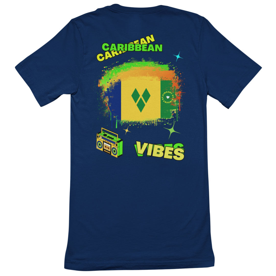 Adult Caribbean Vibes T-shirt - St. Vincent