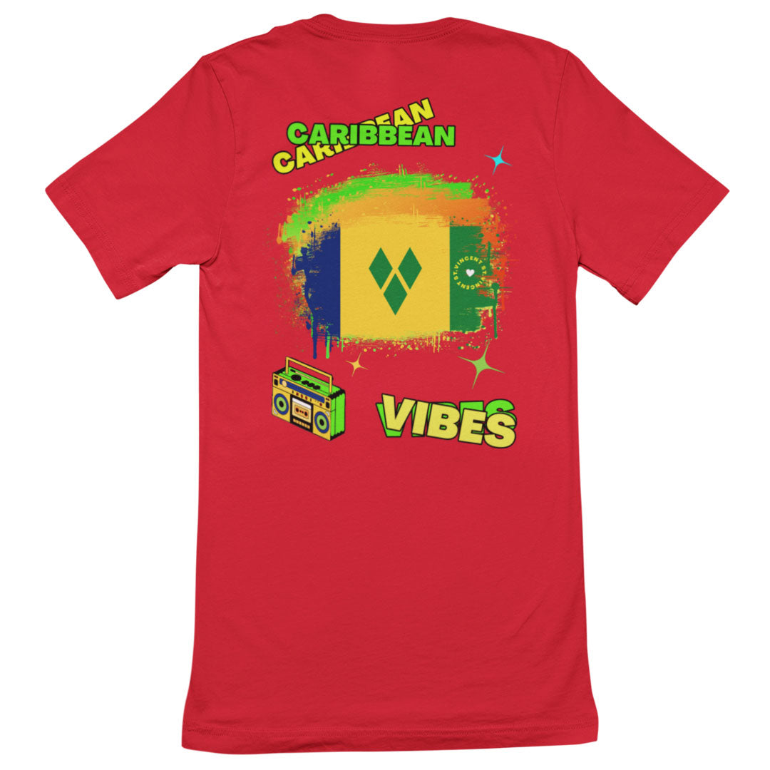 Adult Caribbean Vibes T-shirt - St. Vincent