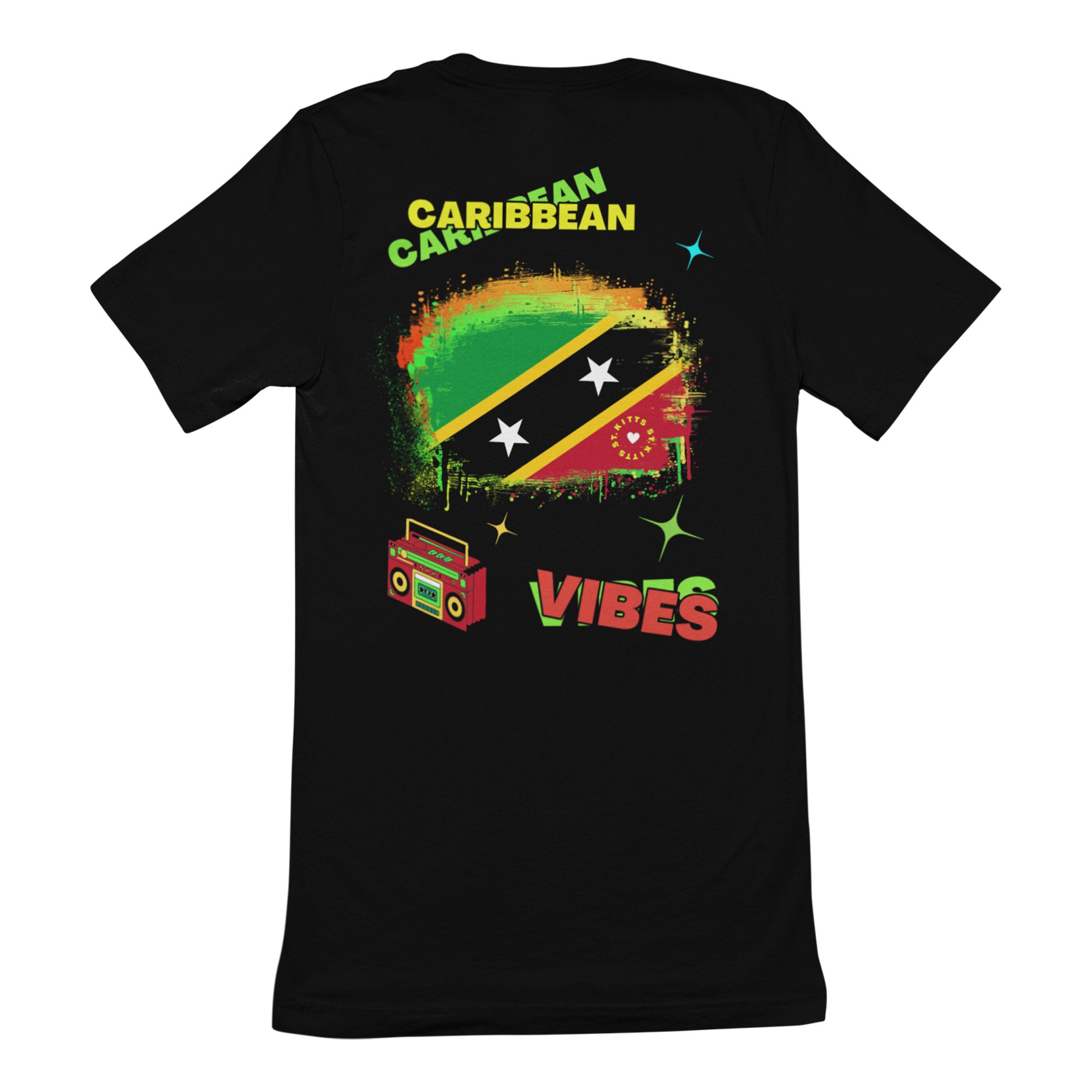 Adult Caribbean Vibes T-shirt - St. Kitts and Nevis