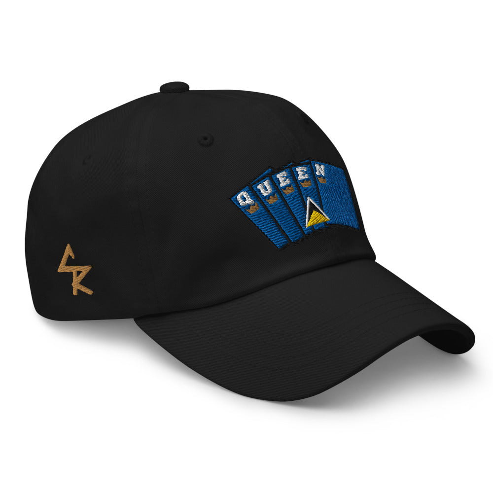 Women's Royal Crush Queen Dad Hat - St. Lucia