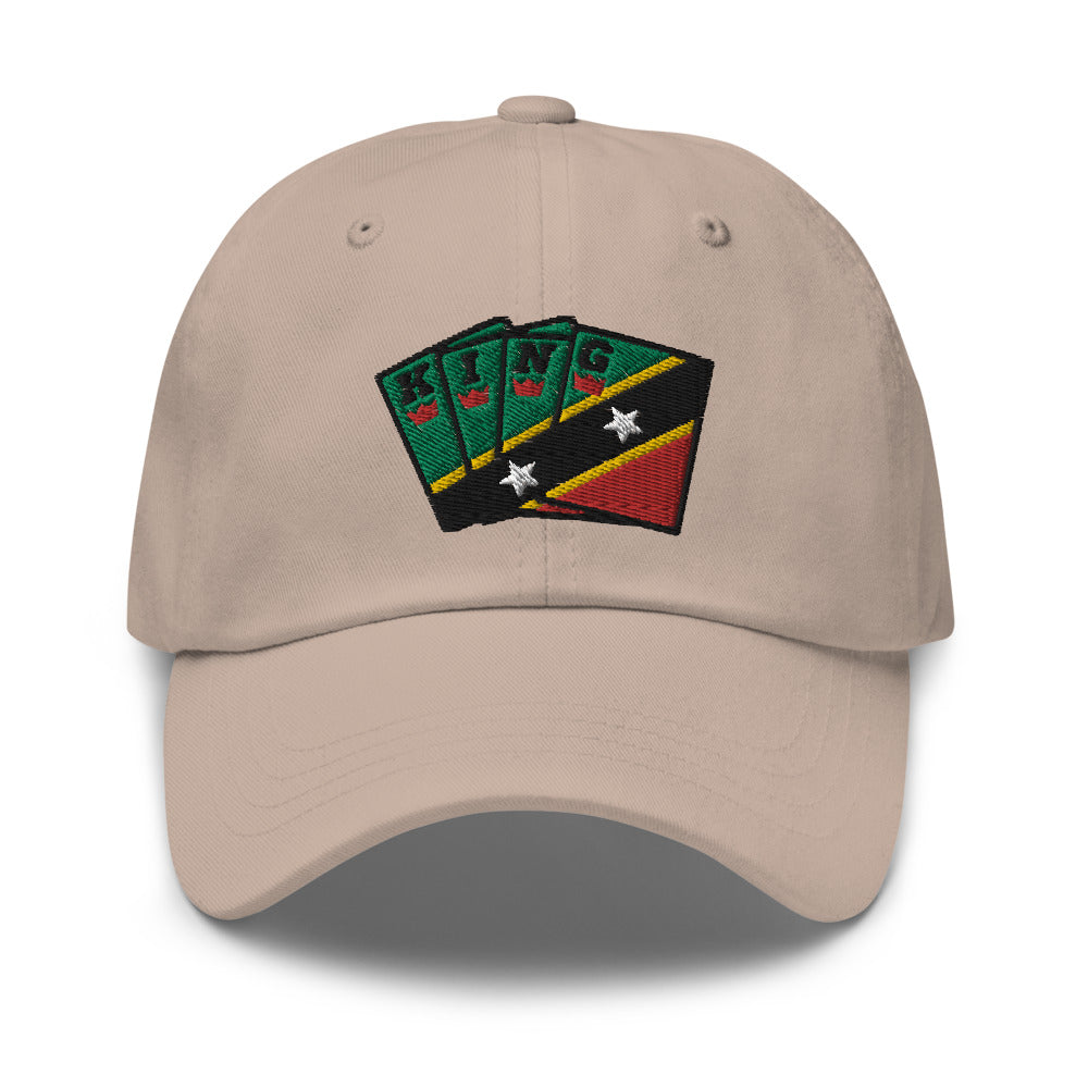 Men's Royal Crush King Dad Hat - St. Kitts and Nevis