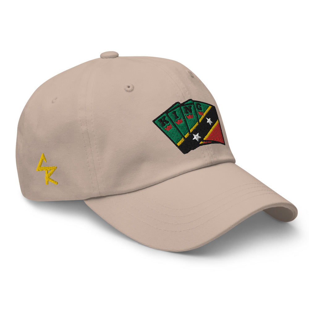 Men's Royal Crush King Dad Hat - St. Kitts and Nevis