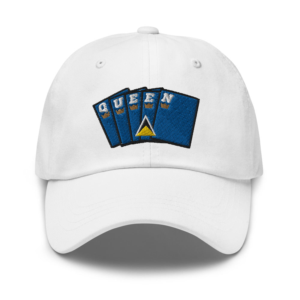 Women's Royal Crush Queen Dad Hat - St. Lucia