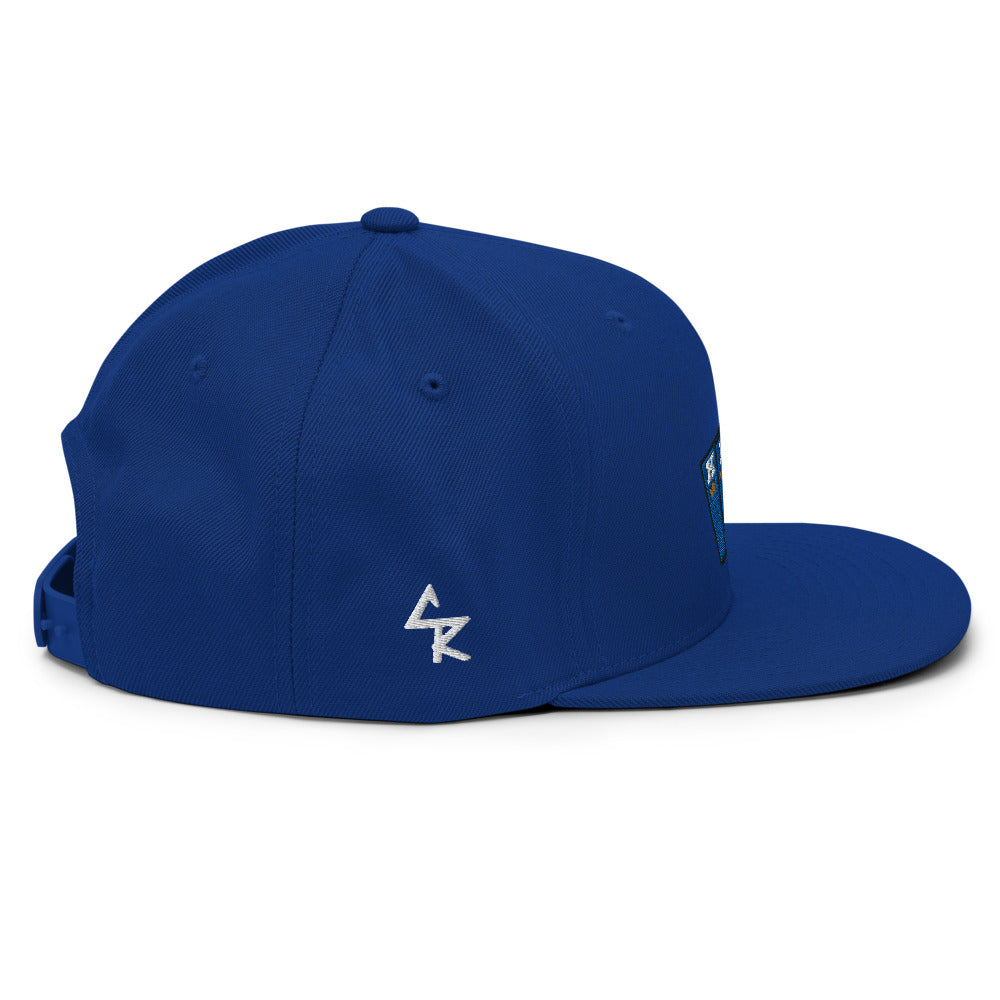 Men's Royal Crush King Card Snapback St. Lucia - Royal Blue