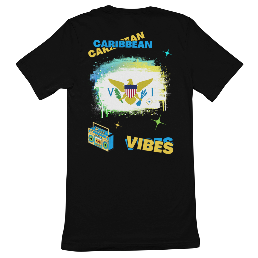 Adult Caribbean Vibes T-shirt - Virgin Islands