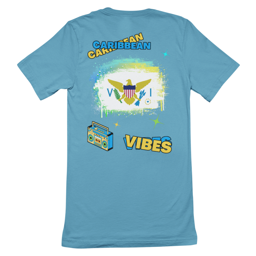 Adult Caribbean Vibes T-shirt - Virgin Islands