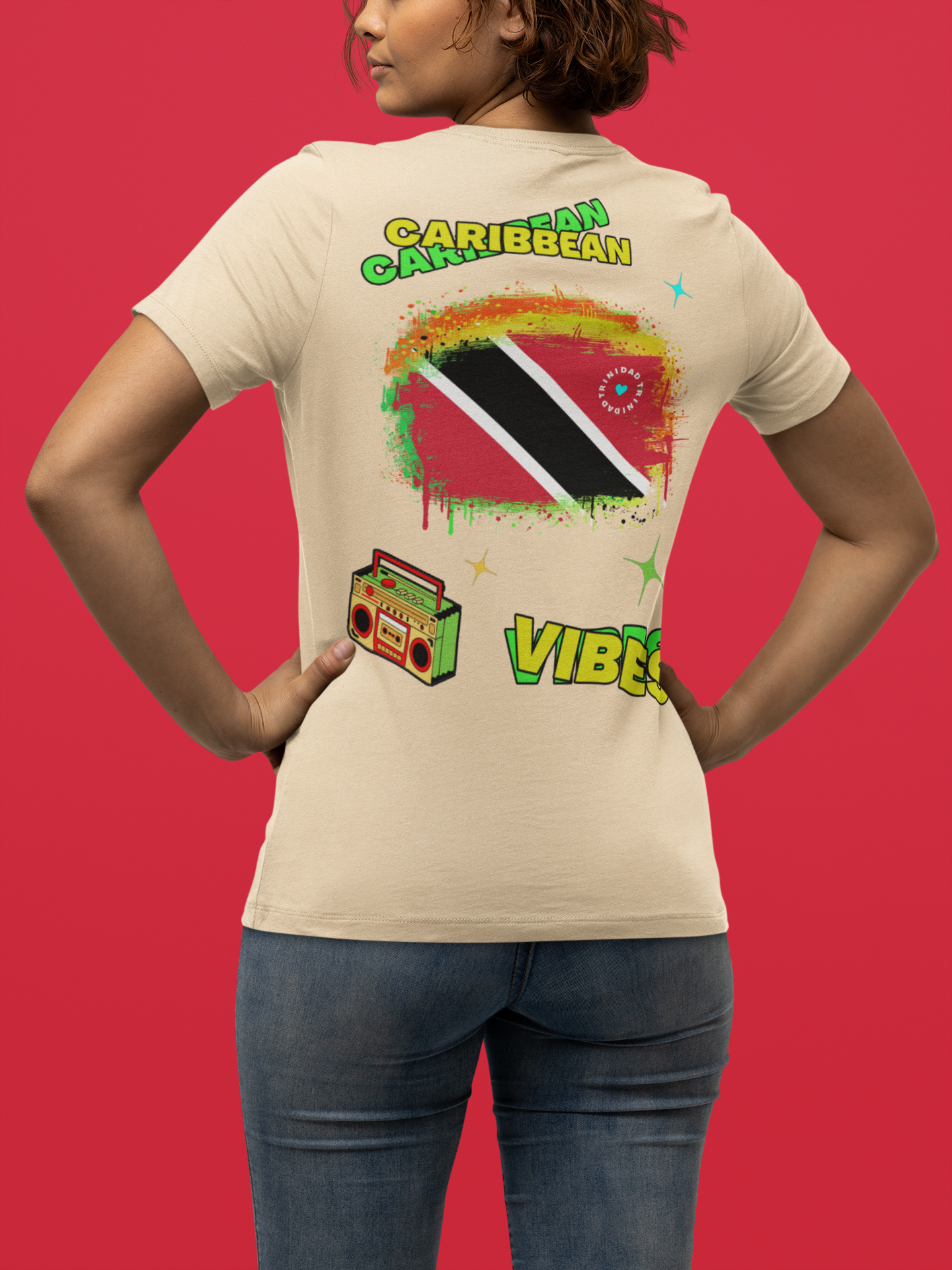 Adult Caribbean Vibes T-shirt - Trinidad