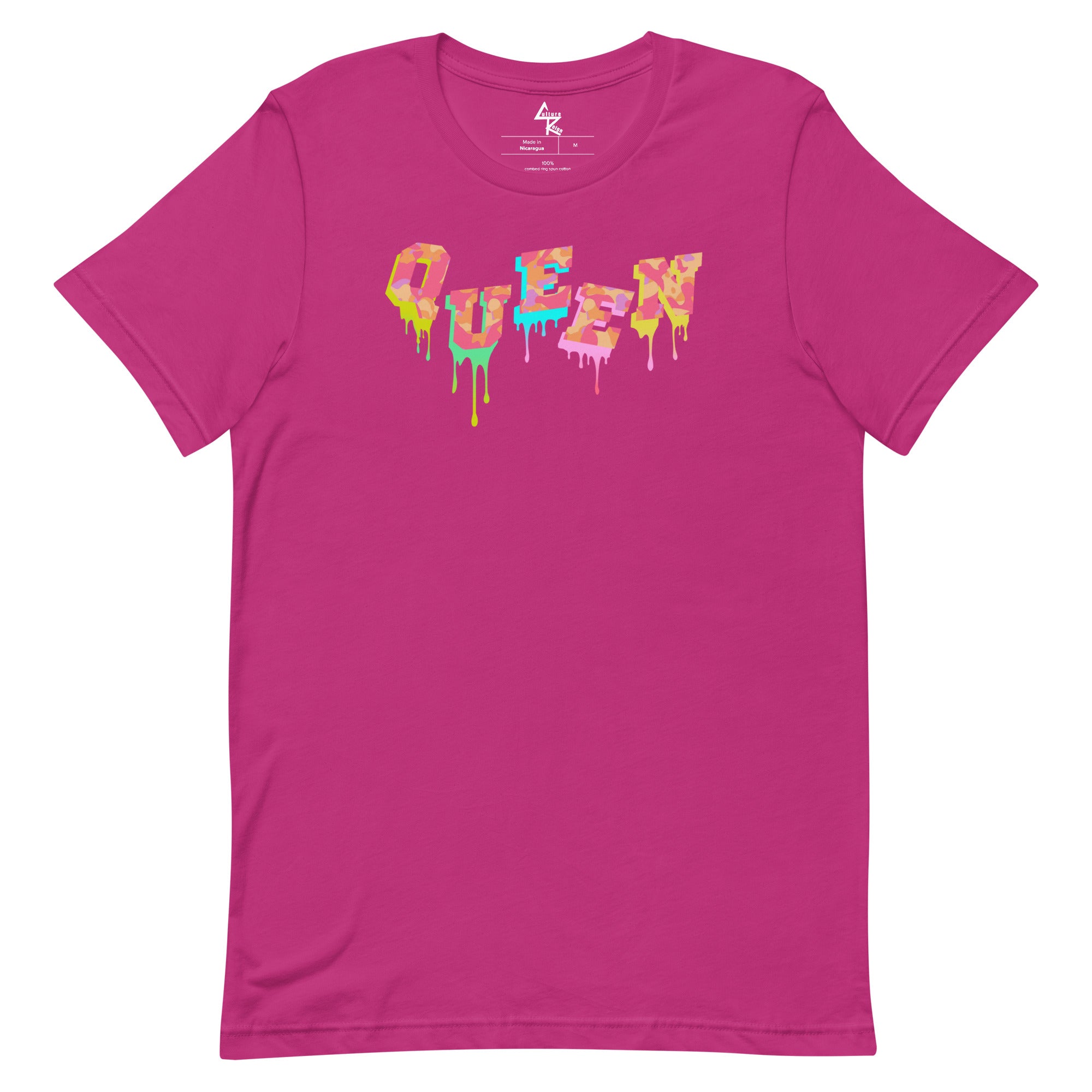 Women's Camo Drip Queen T-shirt