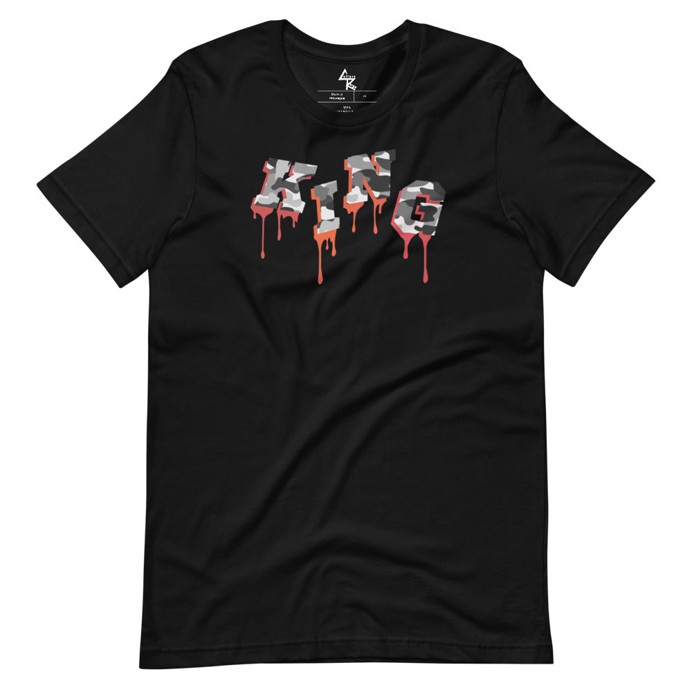 Men's Camo Drip King T-shirt