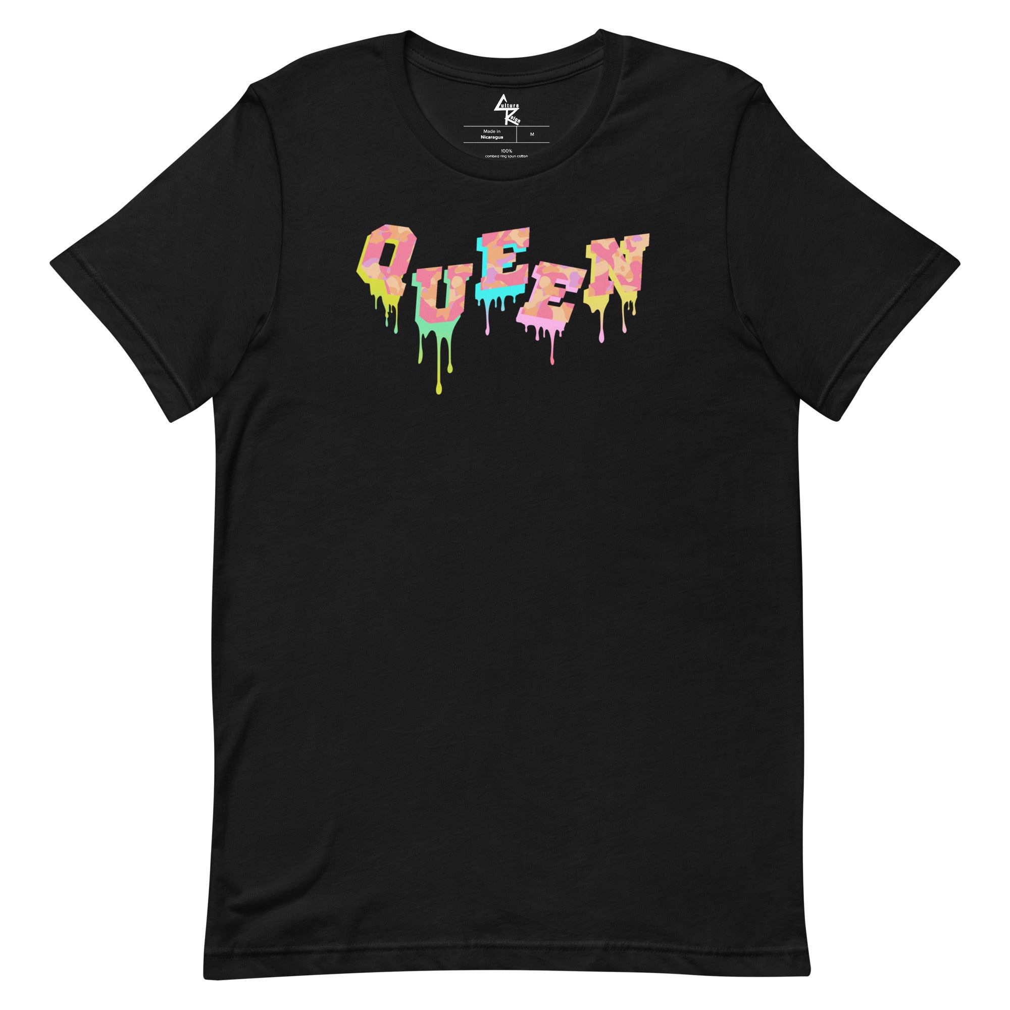 Women's Camo Drip Queen T-shirt